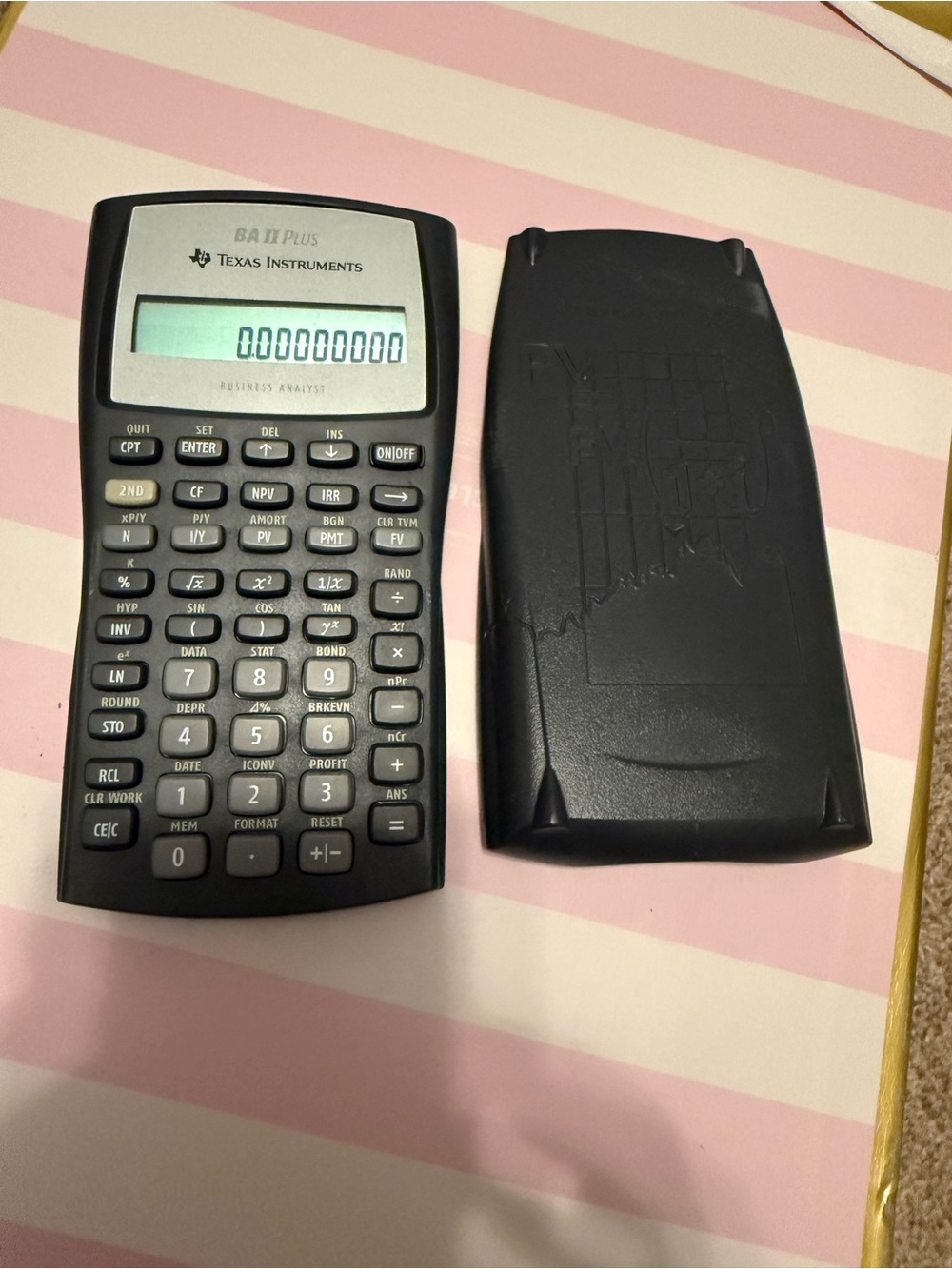 Texas Instruments BA II Plus Financial Calculator - Black